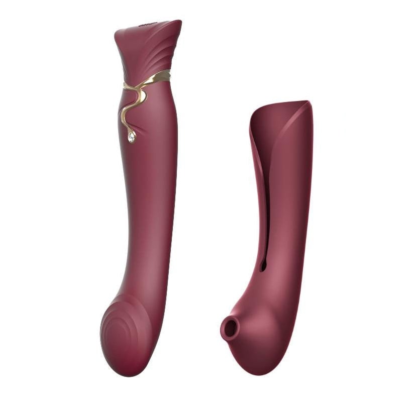 Zalo Queen Vibrator Set - Wine Red - Zalo - 1 - Sexual Health - ThePharmacy