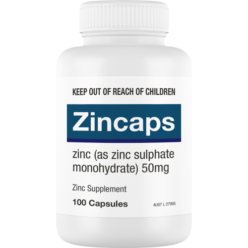 Zincaps 50mg 100 Tablets - vendor - unknown - 1 - Vitamins - ThePharmacy
