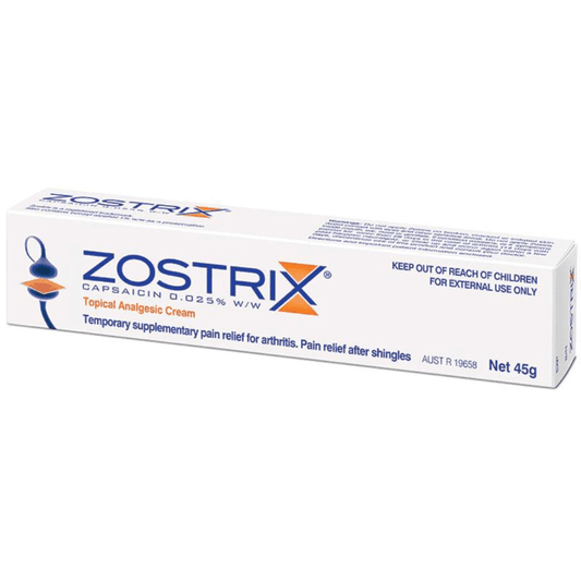 ZOSTRIX Capsaicin 0.025% w/w 45g - ZOSTRIX - 1 - Health - ThePharmacy