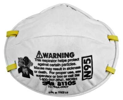 3M Cupped Particulate Respirator 8110S P2 / N95 - Small Size - 1 Mask - 3M - 1 - Health - ThePharmacy
