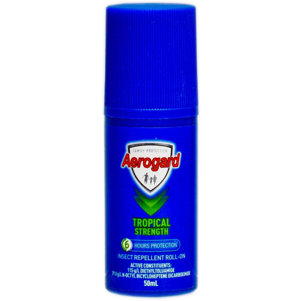 Aerogard Tropical Strength Insect Repellent Roll On 50 ml - Aerogard - 1 - More - ThePharmacy