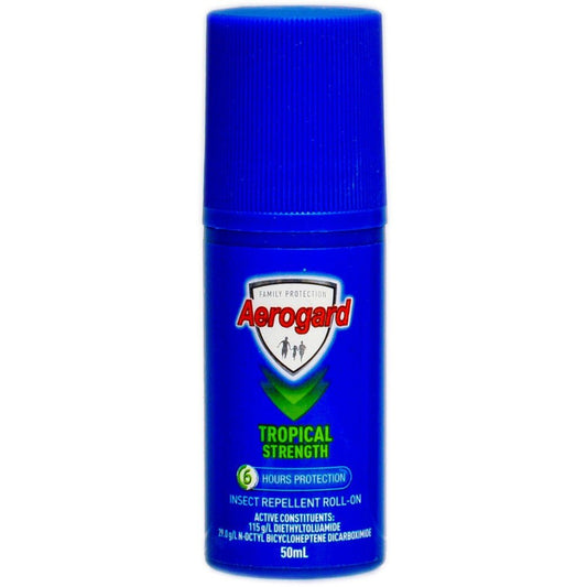 Aerogard Tropical Strength Insect Repellent Roll On 50 ml - Aerogard - 1 - More - ThePharmacy