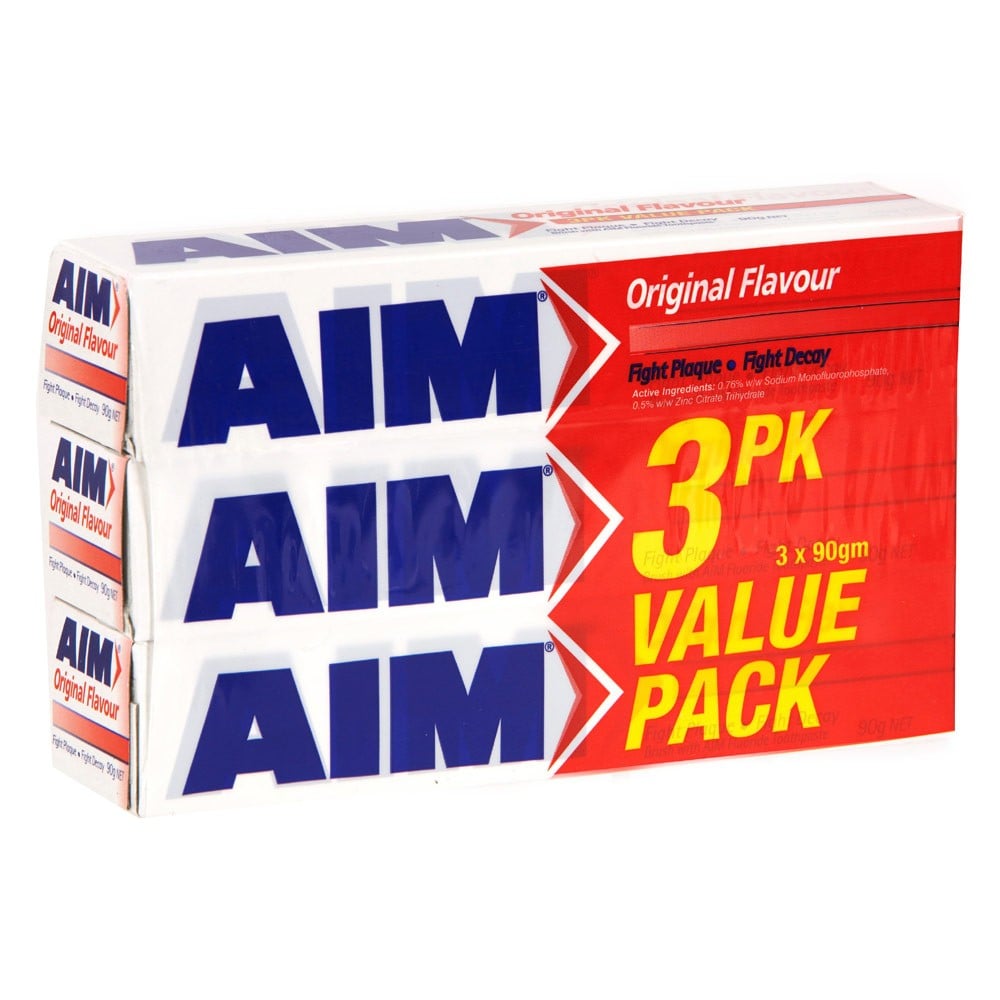 Aim Toothpaste Original Value 3 Pack - Aim - 1 - Health - ThePharmacy