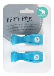 All4Ella Pram Pegs 2 Pack - Pastel Blue - All4Ella - 1 - Baby & Kids - ThePharmacy