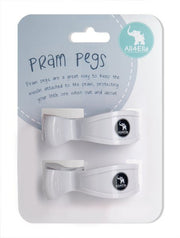 All4Ella Pram Pegs 2 Pack - White - All4Ella - 1 - Baby & Kids - ThePharmacy