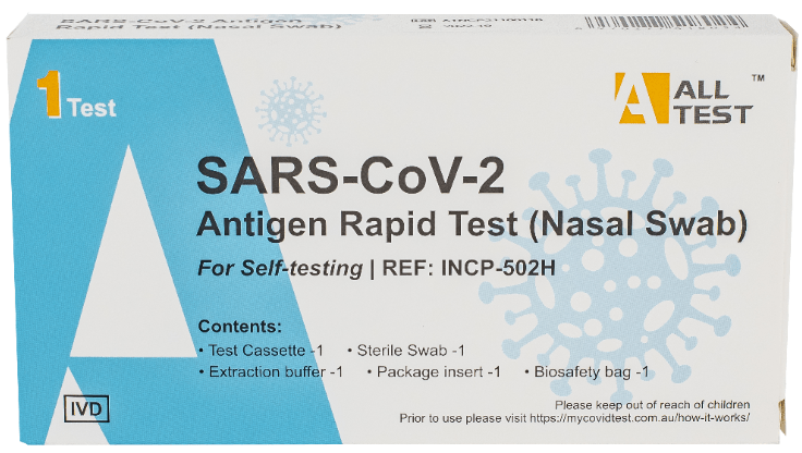 AllTest COVID - 19 Nasal Rapid Antigen Home Test Kit - 1 Kit - AllTest - 1 - Health - ThePharmacy
