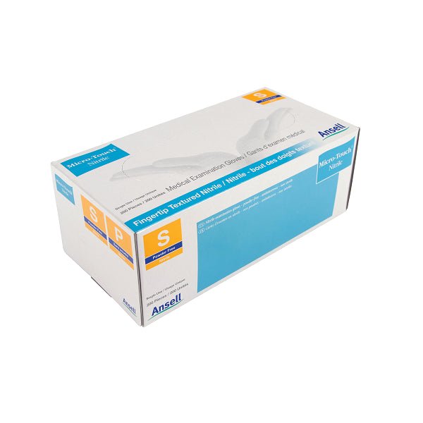 Ansell Micro - Touch Nitrile Examination Gloves - Small (200 per box) - Ansell - 1 - Health - ThePharmacy
