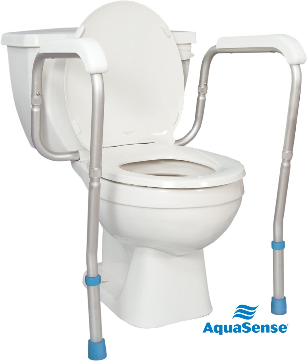Aquasense Adjustable Toilet Safety Rails - Aquasense - 1 - Health - ThePharmacy
