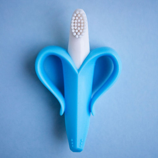 Baby Banana Infant & Toddler Toothbrush in One - Blue - Baby Tooth Land - 1 - Baby & Kids - ThePharmacy