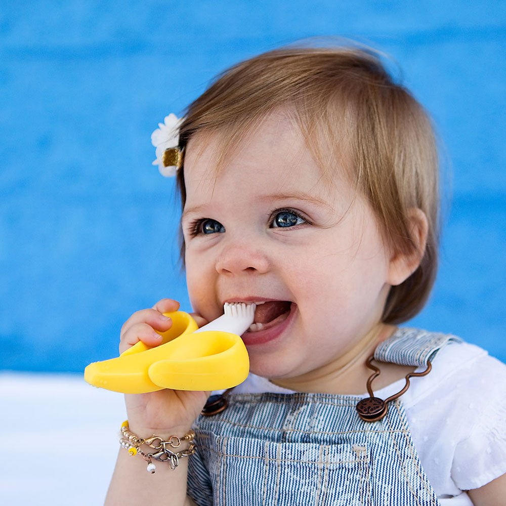 Baby Banana Infant & Toddler Toothbrush in One - ThePharmacy