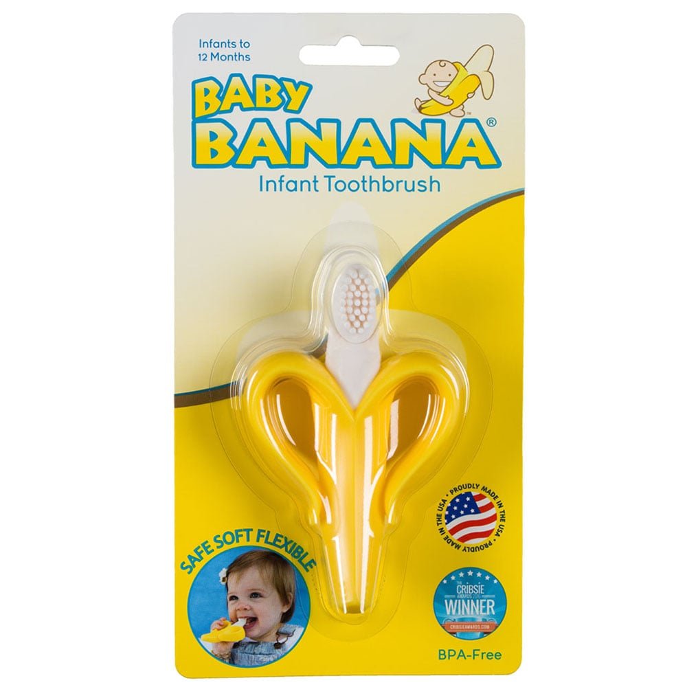 Baby Banana Infant & Toddler Toothbrush in One - ThePharmacy