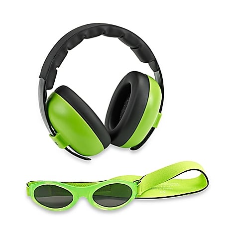 Baby Banz Baby Earmuff and Sunglasses Combination Pack - Lime - Baby Banz - 1 - Baby & Kids - ThePharmacy