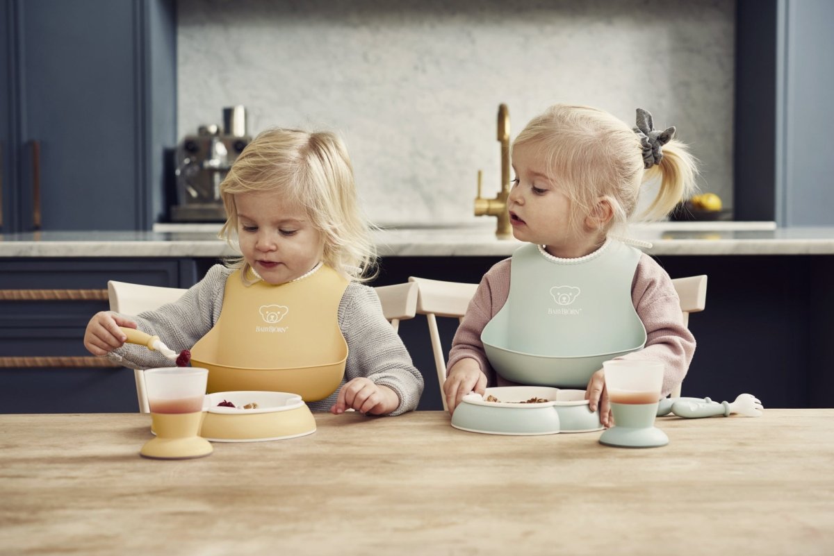 BabyBjorn Baby Bib - Powder Yellow & Green (2 pack) - BabyBjorn - 3 - Baby & Kids - ThePharmacy