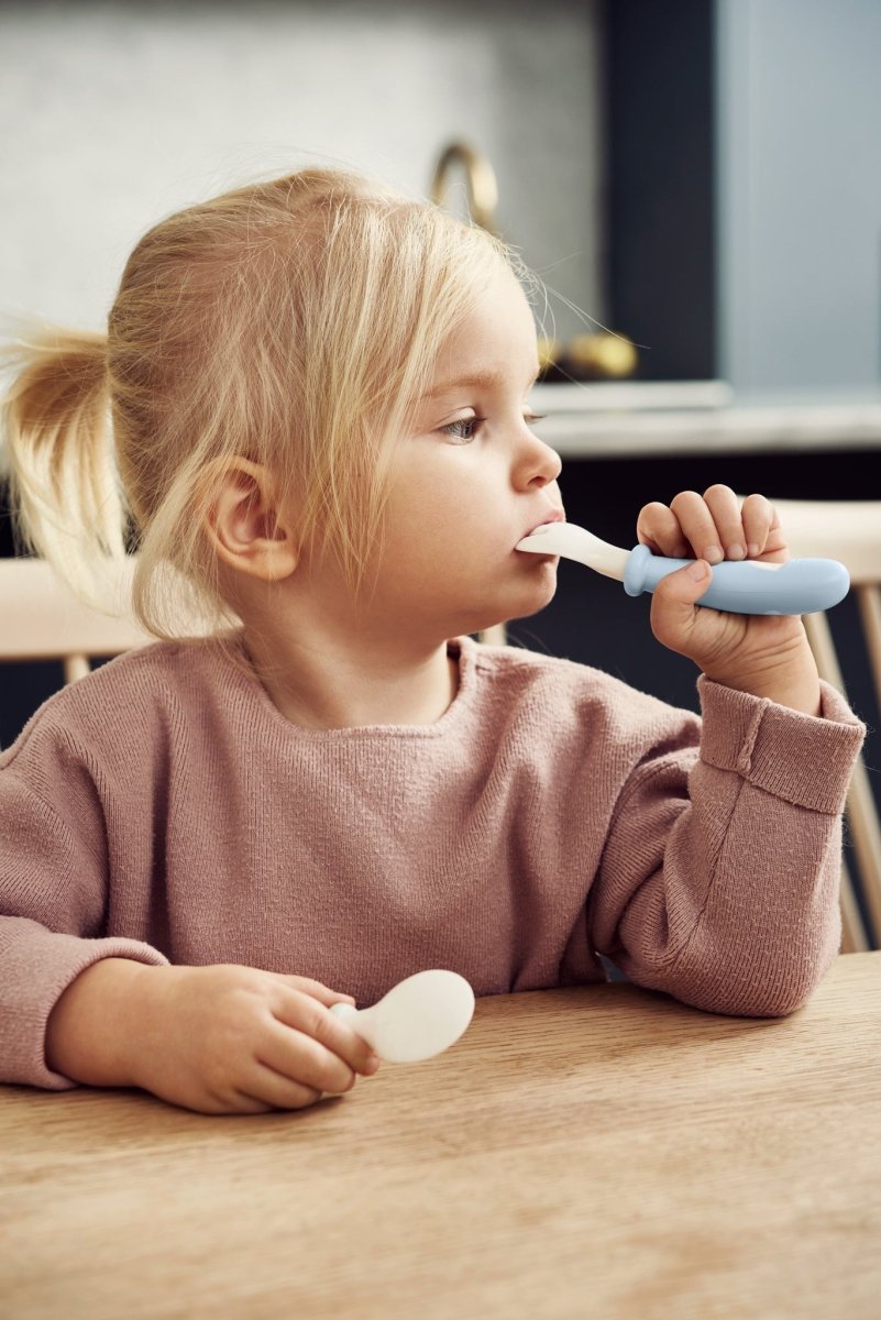 BabyBjorn Baby Spoon and Fork Set - Powder Blue (4 pack) - BabyBjorn - 3 - Baby & Kids - ThePharmacy