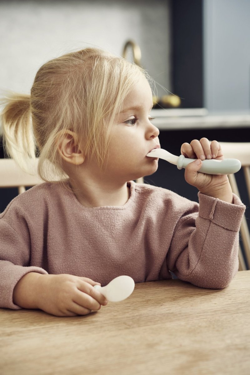 BabyBjorn Baby Spoon and Fork Set - Powder Green (4 pack) - BabyBjorn - 3 - Baby & Kids - ThePharmacy