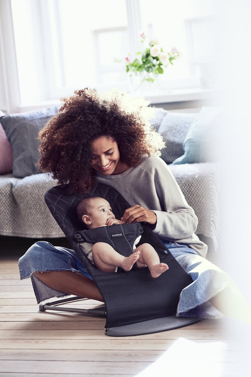 BabyBjorn Bouncer Bliss - Cotton - Black - BabyBjorn - 2 - Baby & Kids - ThePharmacy