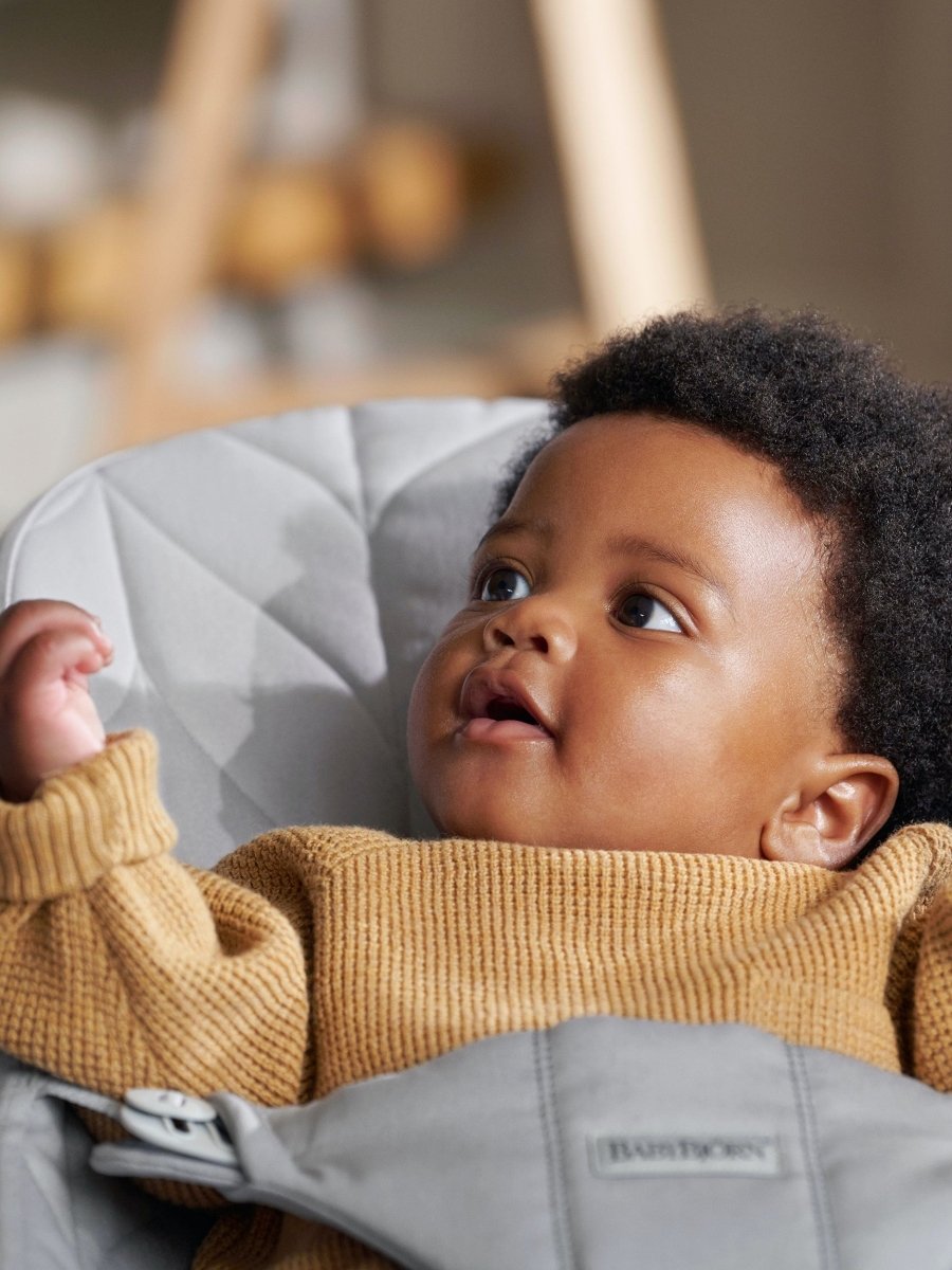 BabyBjorn Bouncer Bliss - Cotton Petal Quilt - Light Grey - BabyBjorn - 3 - Baby & Kids - ThePharmacy