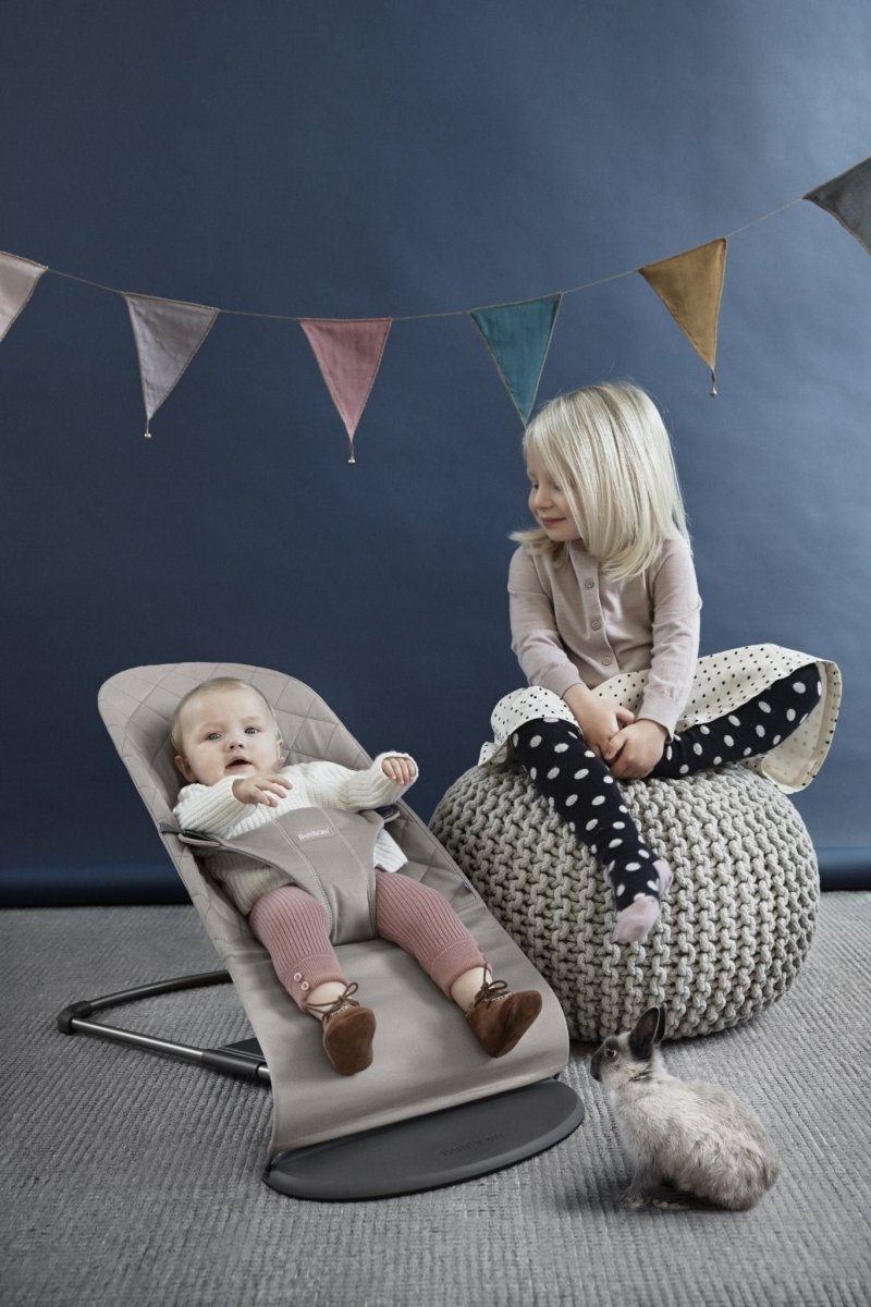 BabyBjorn Bouncer Bliss - Cotton Petal Quilt - Sand Grey - BabyBjorn - 3 - Baby & Kids - ThePharmacy