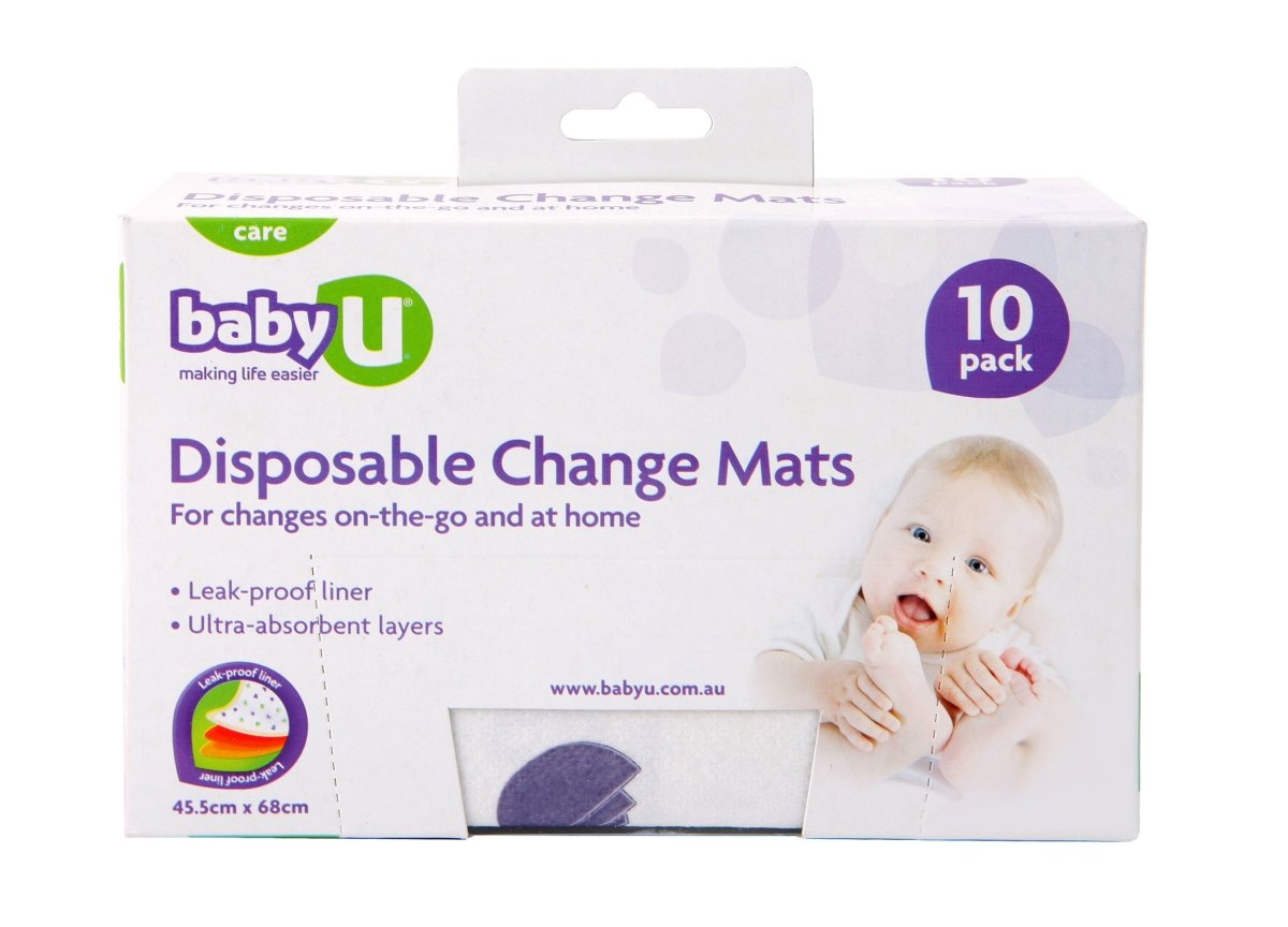 BabyU Disposable Change Mats 10 pack - Baby U - 3 - Baby & Kids - ThePharmacy