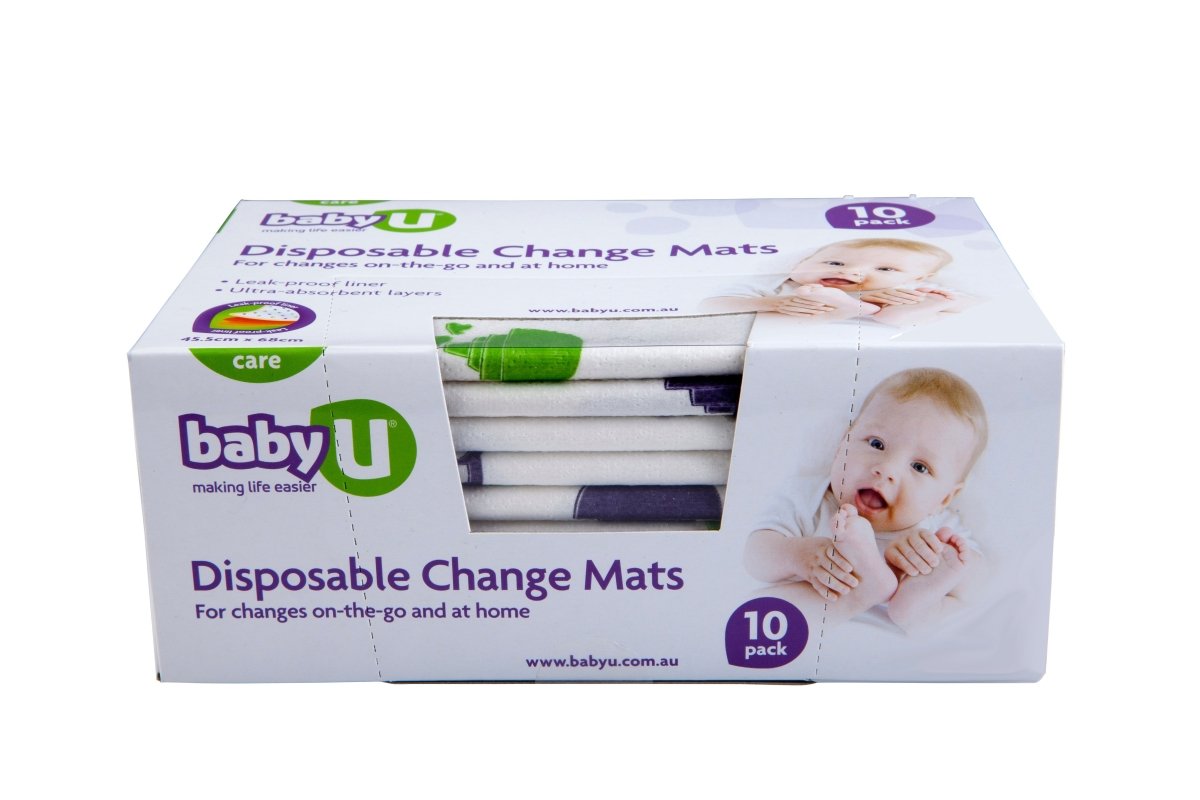 BabyU Disposable Change Mats 10 pack - Baby U - 1 - Baby & Kids - ThePharmacy