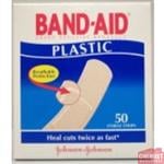Band Aid Strip Plastic Skin 50 Pack - ThePharmacy