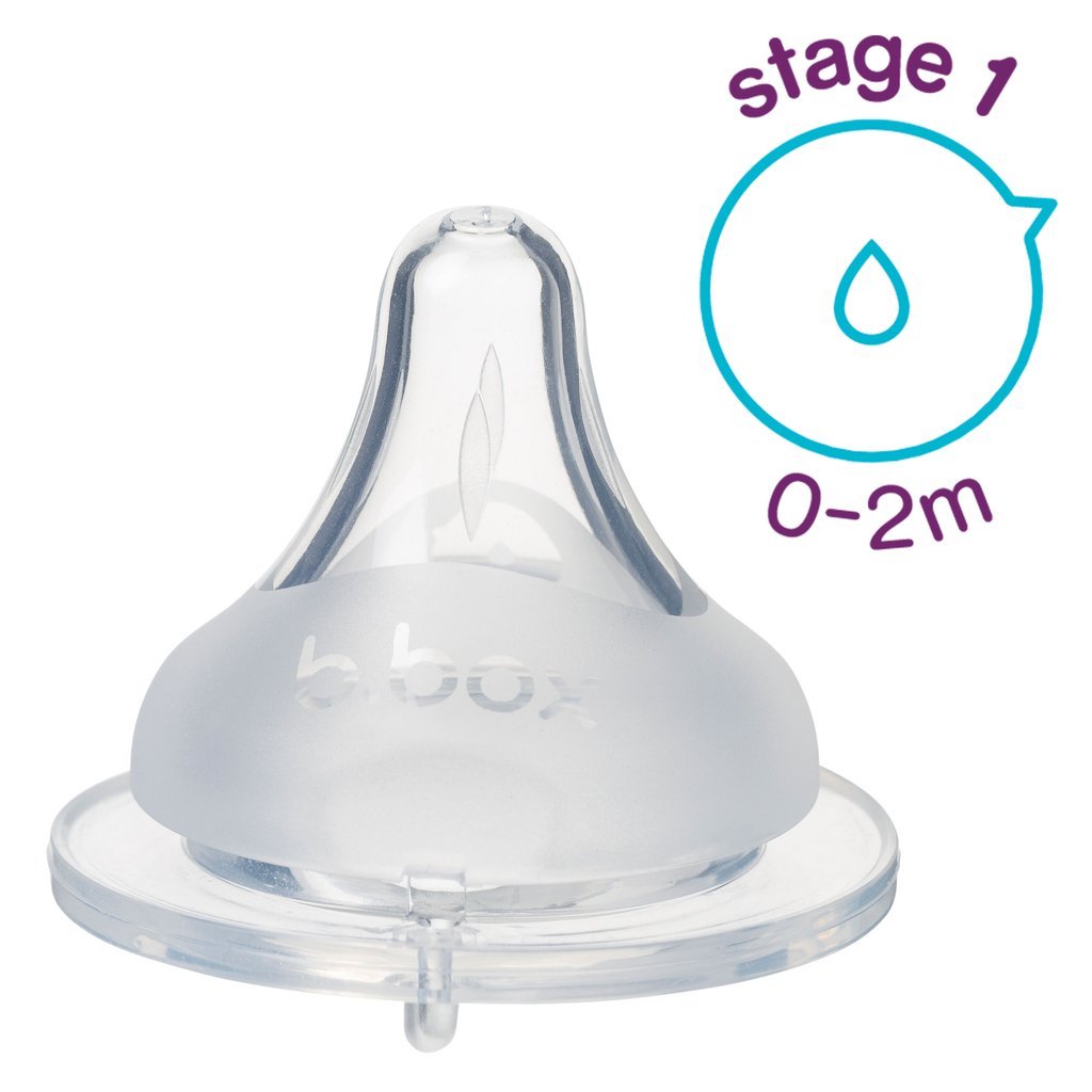 b.box Anti - Colic Teat Stage 1 0 - 2M (2 Pack) - B.Box - 1 - Baby & Kids - ThePharmacy