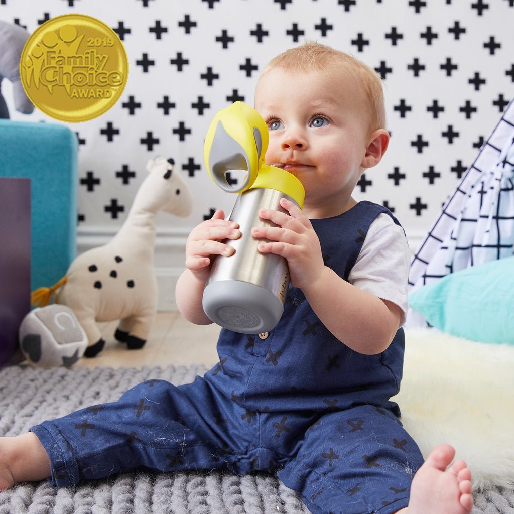 b.box Insulated Straw Drink Bottle - Blue Slate - B.Box - 6 - Baby & Kids - ThePharmacy