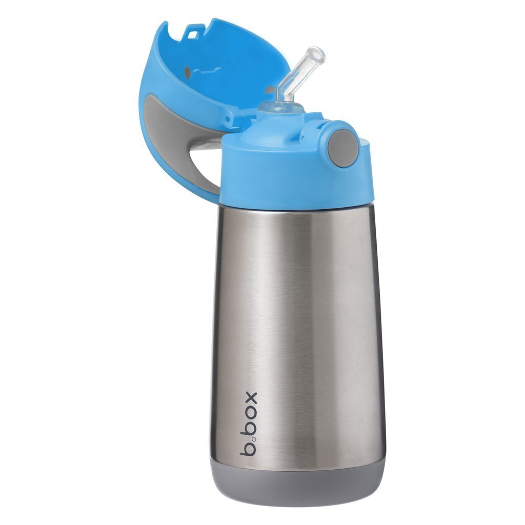 b.box Insulated Straw Drink Bottle - Blue Slate - B.Box - 2 - Baby & Kids - ThePharmacy