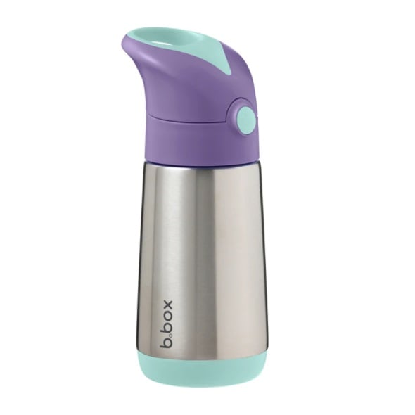 b.box Insulated Straw Drink Bottle - Lilac Pop 500ml - B.Box - 1 - Baby & Kids - ThePharmacy