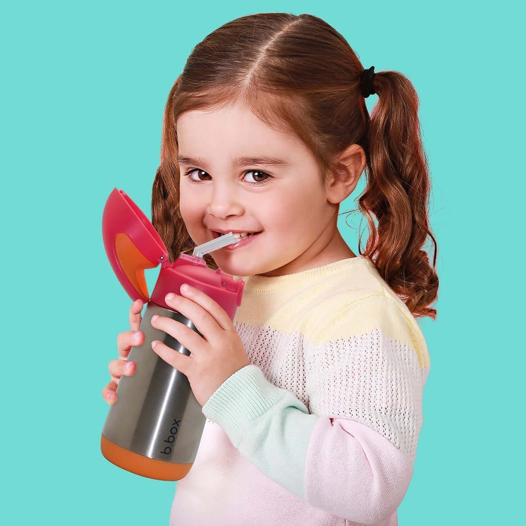 b.box Insulated Straw Drink Bottle - Strawberry Shake - B.Box - 3 - Baby & Kids - ThePharmacy