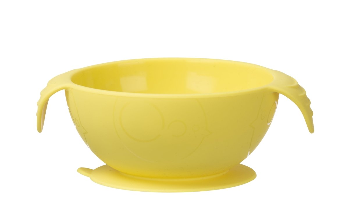 b.box Silicone First Feeding Set Bowl + Spoon - Lemon Sherbert - B.Box - 4 - Baby & Kids - ThePharmacy