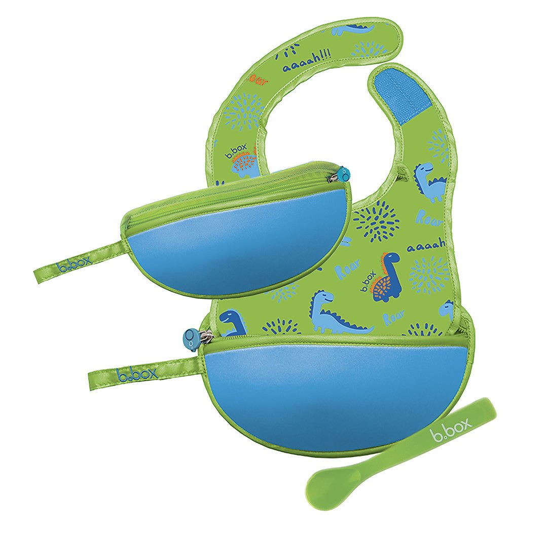 b.box The Essential Travel Bib - Dino Time - B.Box - 2 - Baby & Kids - ThePharmacy