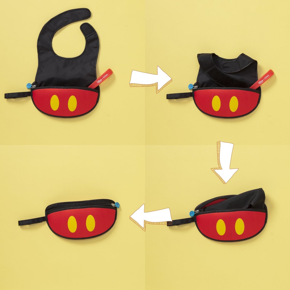 b.box The Essential Travel Bib - Mickey Mouse - B.Box - 3 - Baby & Kids - ThePharmacy