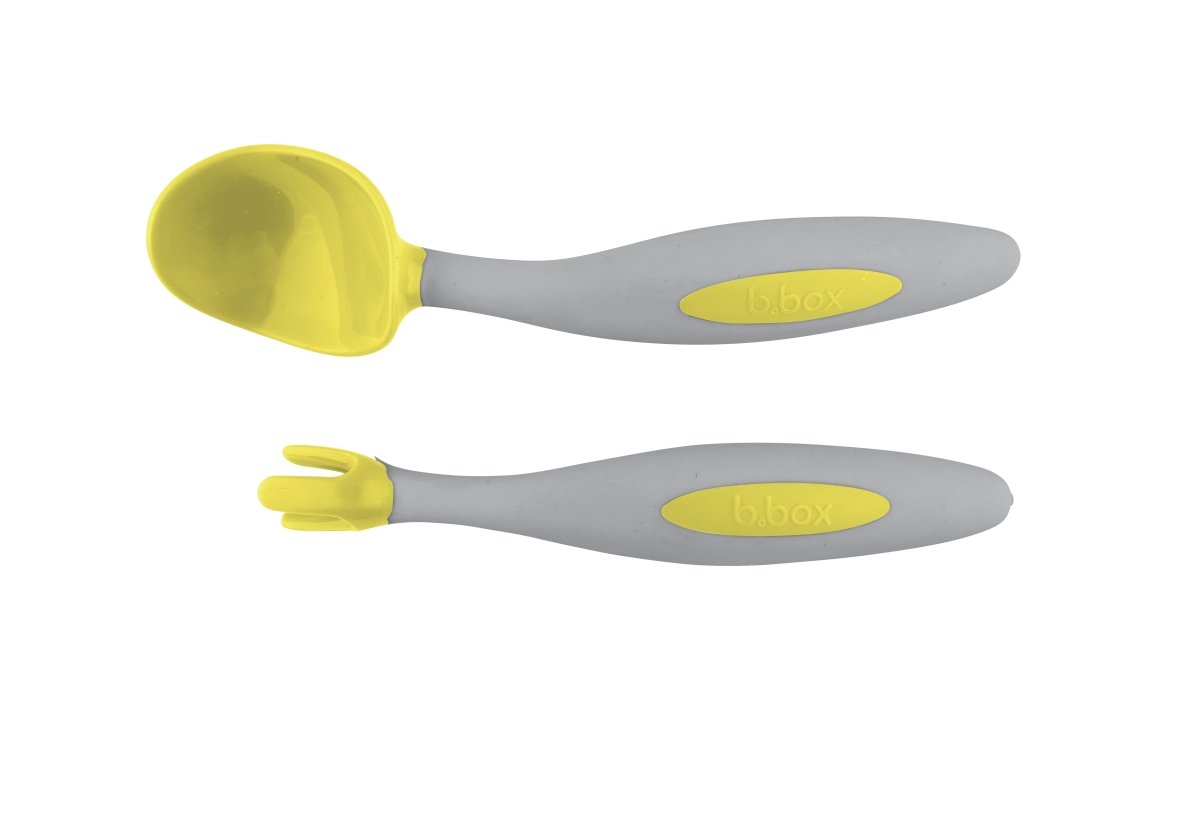 b.box Toddler Cutlery Set Lemon Sherbert - B.Box - 3 - Baby & Kids - ThePharmacy