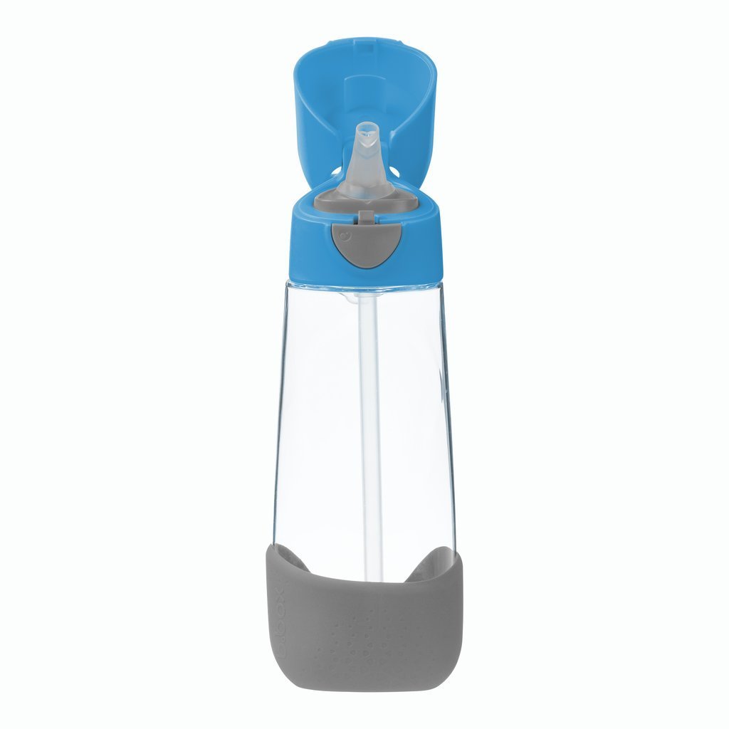 b.box Tritan Straw Drink Bottle 600mL - Blue Slate - B.Box - 3 - Baby & Kids - ThePharmacy