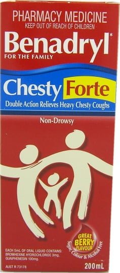 Benadryl Chesty Forte 200Ml - Benadryl - 1 - Prescriptions - ThePharmacy