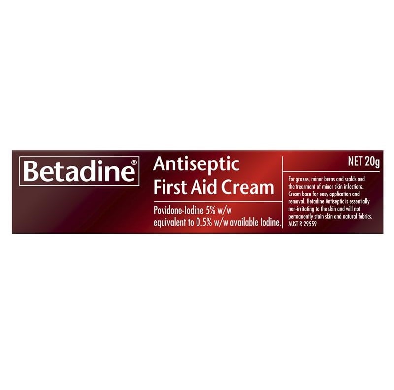 Betadine Antiseptic First Aid Cream 20g - Betadine - 1 - Health - ThePharmacy