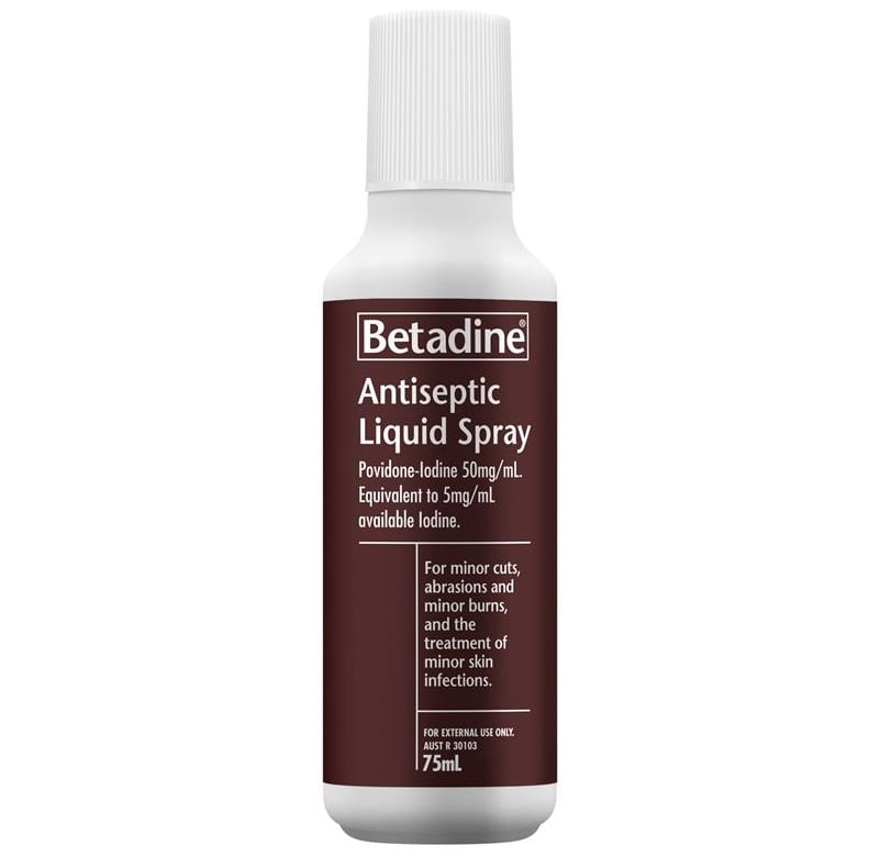 Betadine Antiseptic Liquid Spray 75mL - Betadine - 1 - Health - ThePharmacy