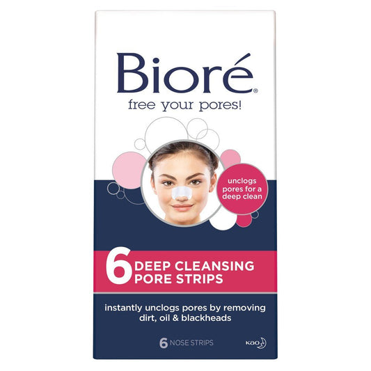Biore Deep Cleansing Pore Strips 6 Pack - Biore - 1 - Beauty & Essentials - ThePharmacy