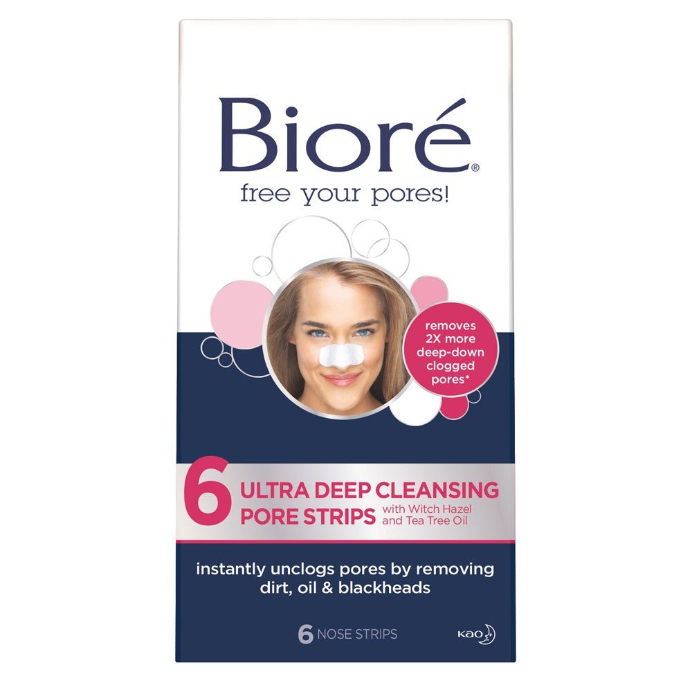 Biore Ultra Deep Cleansing Pore Strips 6 Pack - Biore - 1 - Beauty & Essentials - ThePharmacy