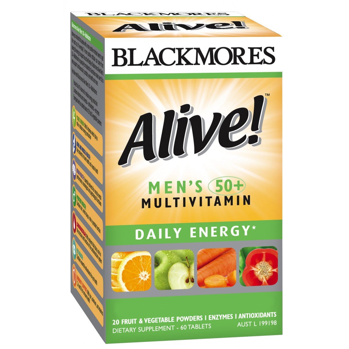 Blackmores Alive! Men's 50+ Multivitamin 60 - Blackmores - 1 - Vitamins - ThePharmacy