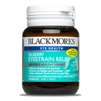 Blackmores Bilberry Eyestrain Relief (30 caps) - ThePharmacy