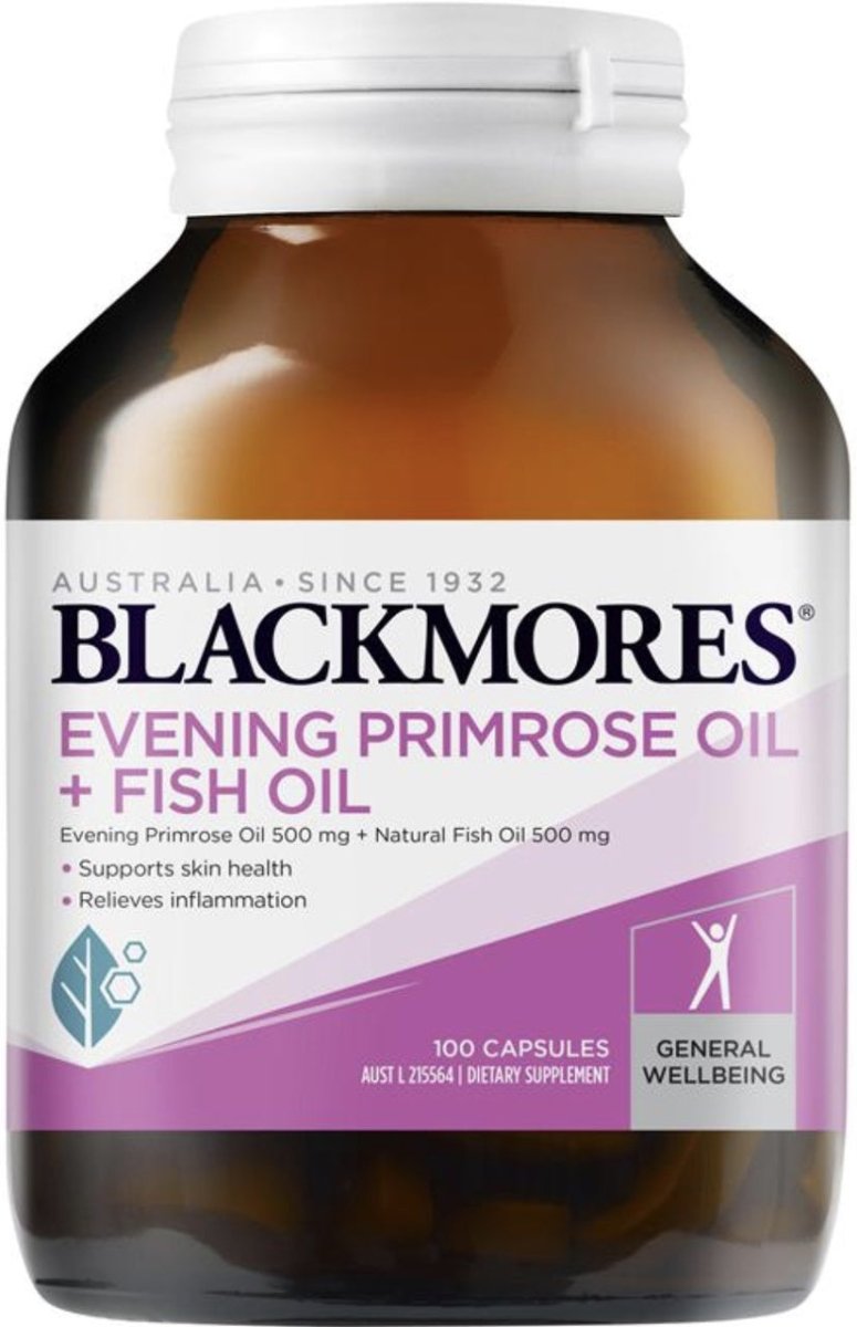 Blackmores Evening Primrose Oil + Fish Oil (100 cap) - Blackmores - 1 - Vitamins - ThePharmacy