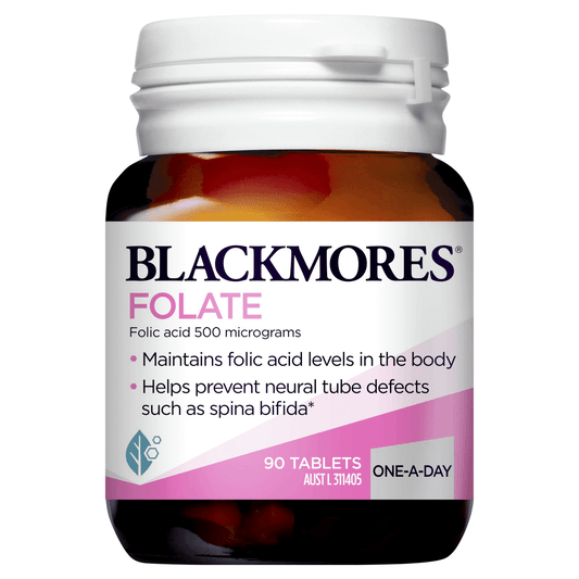 Blackmores Folate 500mcg (90 tabs) - Blackmores - 1 - Vitamins - ThePharmacy