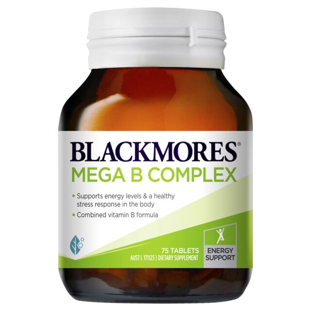 Blackmores Mega B Complex (75 tab) - Blackmores - 1 - Vitamins - ThePharmacy