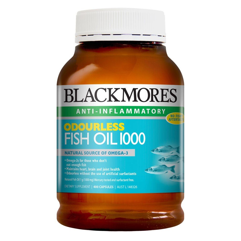 Blackmores Odourless 1000mg Fish Oil (400 cap) - Blackmores - 1 - Vitamins - ThePharmacy
