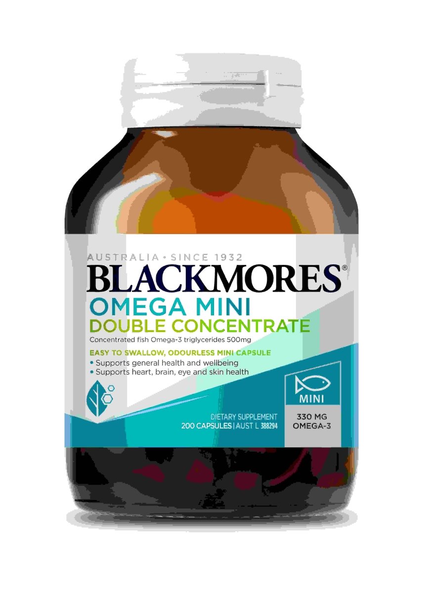 Blackmores Omega Mini Daily Concentrated Fish Oil (200 caps) - Blackmores - 1 - Vitamins - ThePharmacy