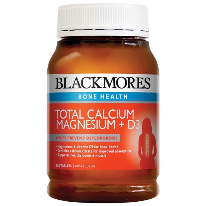 Blackmores Total Calcium + Magnesium + Vitamin D3 (200 tabs) - Blackmores - 1 - Vitamins - ThePharmacy