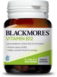 Blackmores Vitamin B12 (75 tabs) - Blackmores - 1 - Vitamins - ThePharmacy