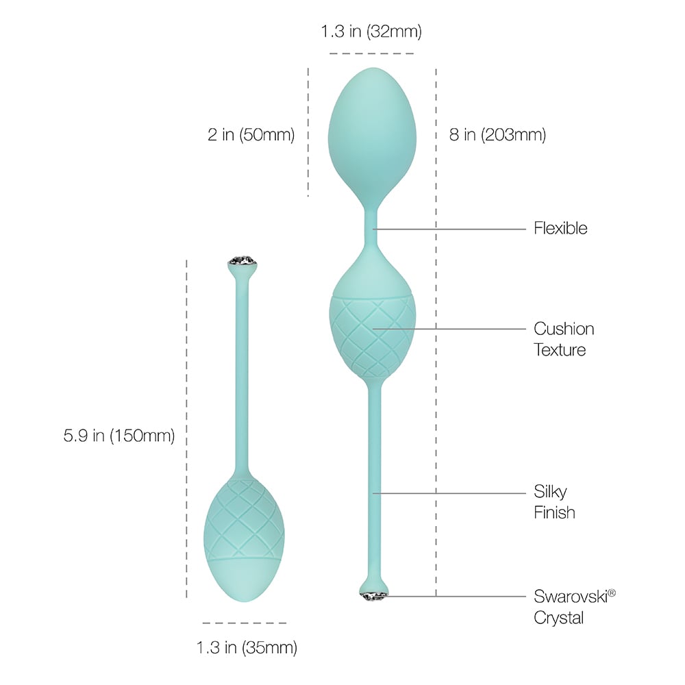 BMS Frisky Pleasure Balls - Teal - BMS - 3 - Sexual Health - ThePharmacy